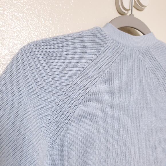LULULEMON Blue Merino Wool Blend Button Front Cardigan - Picture 10 of 11